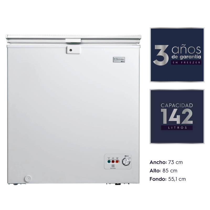 ELECTROLUX - Congelador Freezer Horizontal 142 lt EFC14A5M