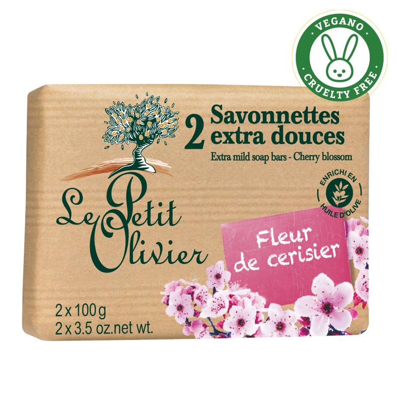 LE PETIT OLIVIER - Jabón Extra Suave Flor de C 2X100G Le Petit Olivier