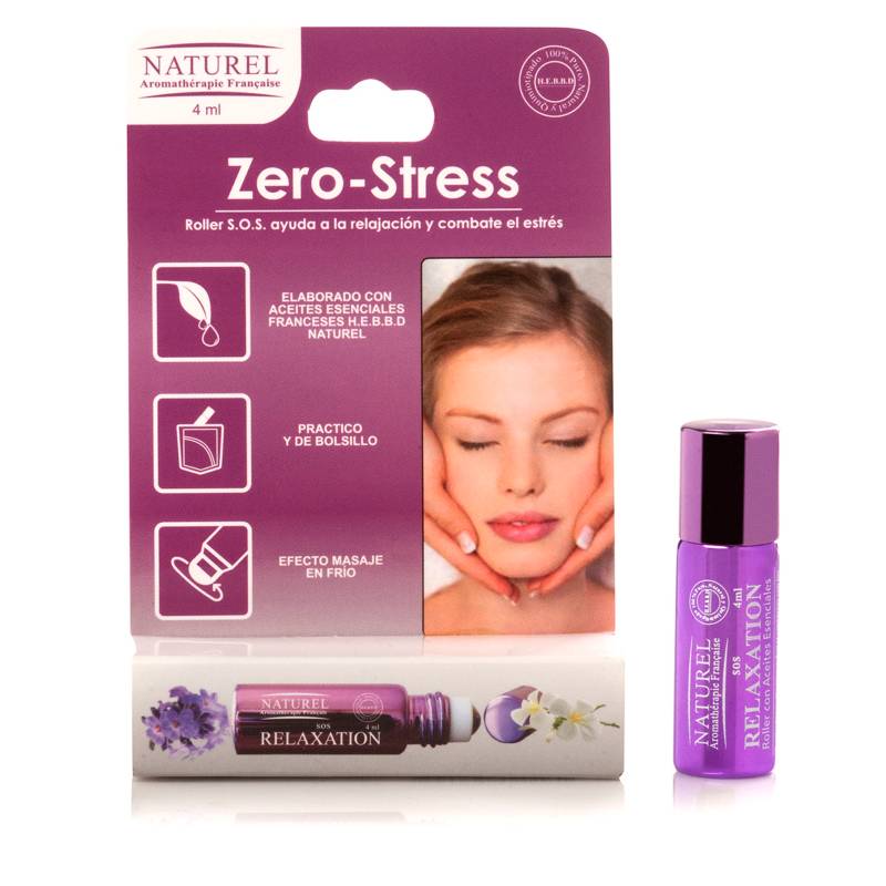 Naturel - Zero Stress - Relax - Roller H.E.B.B.D. Aromaterapia 4 ML