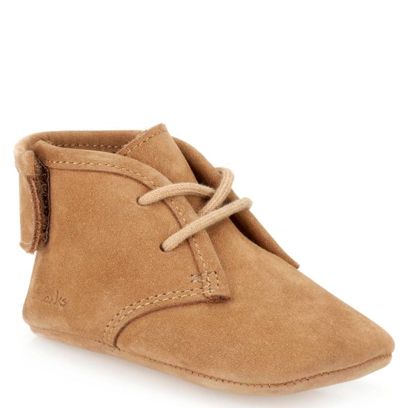 Clarks - Zapato Casual Unisex Baby Warm Med Tan