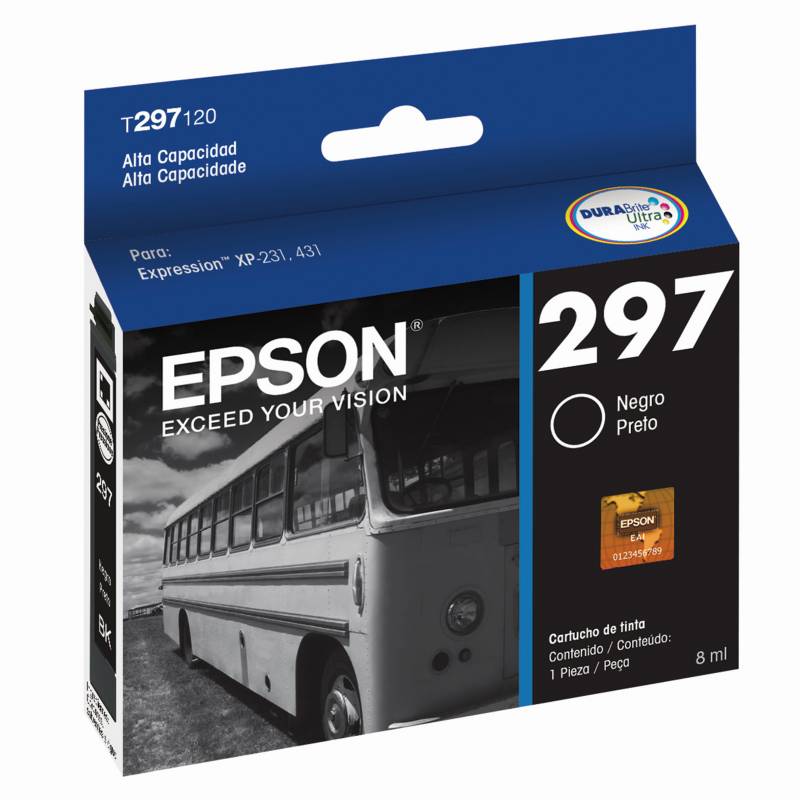 EPSON - Tinta T297120 8ML Negro