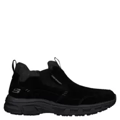 SKECHERS - Skechers Zapato casual hombre cuero negro