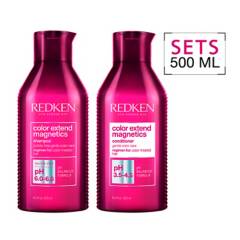 REDKEN - Set Protección Color Extend Magnetics Shampoo 500 ml + Acondicionador 500 ml Redken