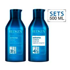 REDKEN - Set Capilar Reparación Extreme Shampoo 500ml + Acondicionador 500ml Redken