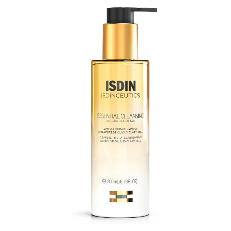 Isdin Essential Cleansing - Aceite limpiador facial oil-to-milk 200 ml -  Almacén Madeira