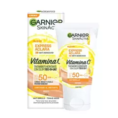 GARNIER SKIN NATURAL FACE - Hidratante Express Aclara Tono Claro Garnier Skin Natural Face