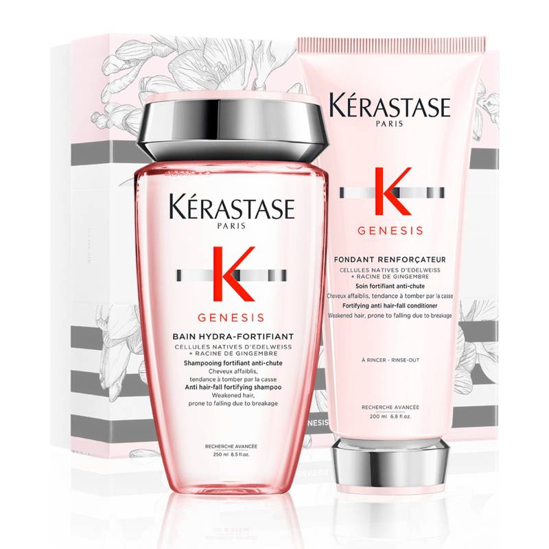 KERASTASE - Set Control Caída Cabello Debilitado Genesis Shampoo 250ml + Acondicionador 200ml Kerastase
