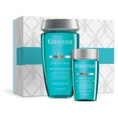 KERASTASE - Set Cuero Cabelludo Sensible Specifique Bain Vital Dermo-Calm 250 ml + 80 ml
