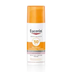 EUCERIN - Protector Solar Facial Sun Pigment Control Tinted Tono Claro Protector Solar FPS 50+ 50ml Eucerin