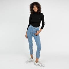 IO - Io Jeans Slim Tiro Alto Mujer