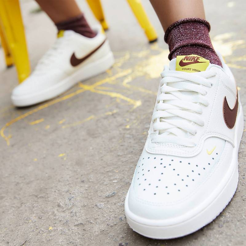 novela globo Villano NIKE Nike Nike court vision low zapatilla urbana mujer blanco |  falabella.com