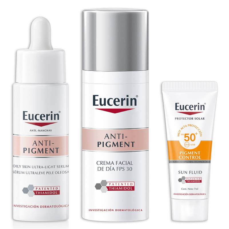EUCERIN - Cofre Anti Pigment Skin Perfecting Serum 30Ml + Crema Dia 50Ml + Mini Sun Pigment Control 7Ml Eucerin
