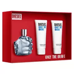 DIESEL - Set Perfume Hombre Only The Brave 75ml+ 2 Shower Gel 75ml Diesel