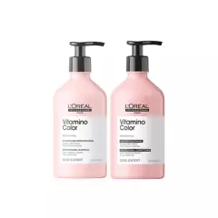 LOREAL PROFESSIONNEL - Dupla XL Cuidado del Color Vitamino Color Shampoo 500ml + Acondicionador 500ml L'Oréal Professionnel