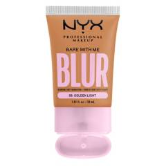 NYX PROFESSIONAL MAKEUP - Base de Maquillaje Bare With Me Blur Tint  Golden Light Nyx Professional Makeup