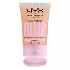 NYX PROFESSIONAL MAKEUP - Base de Maquillaje Bare With Me Blur Tint  Vanilla Nyx Professional Makeup