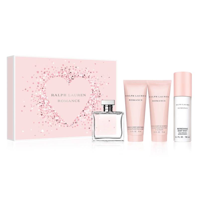 RALPH LAUREN Set Perfume Mujer Romance 100ML + Body Lotion + Gel + Body Ralph Lauren | falabella.com