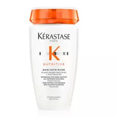 KERASTASE - Shampoo Hidratante Cabello Muy Seco Nutritive Bain Satín Riche 250 ml Kerastase