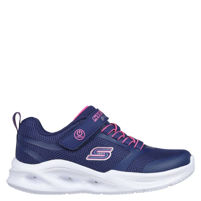 SKECHERS Sola Glow Zapatilla Urbana Ni a Azul Skechers falabella