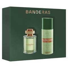 ANTONIO BANDERAS - Set Regalo Perfume Hombre Mediterráneo EDT 100Ml + Desodorante Antonio Banderas