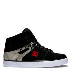 DC SHOES - Pure Ht Wc M Shoe Acb Zapatilla Urbana Hombre Cuero Negro Dc Shoes