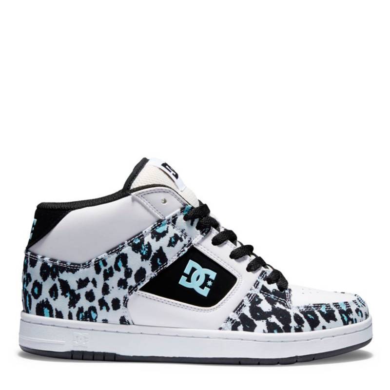 DC SHOES Manteca 4 Mid Cheetah Print Zapatilla Mujer Cuero DC