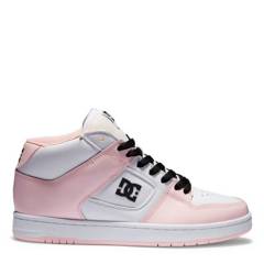 DC SHOES - Manteca 4 Mid Light Pink Zapatilla Mujer Cuero DC Shoes