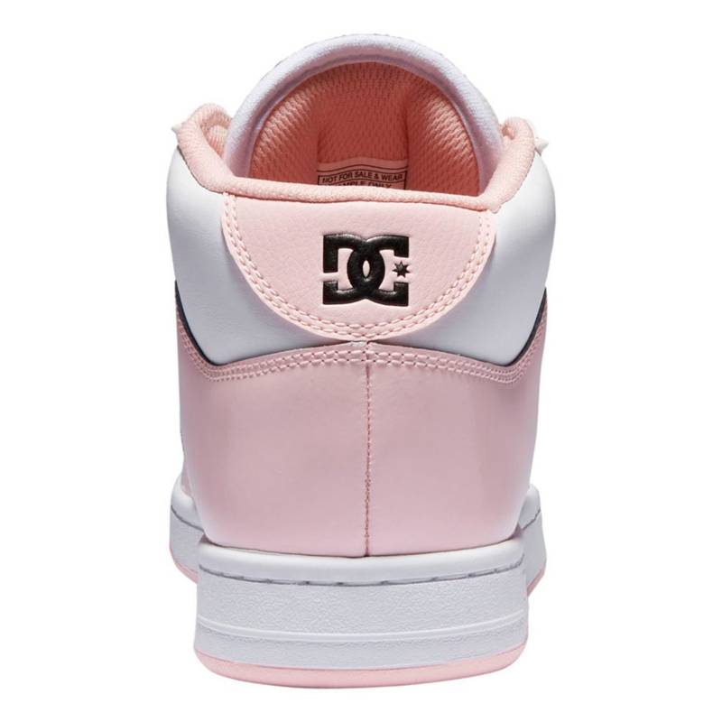 DC SHOES Manteca 4 Mid Light Pink Zapatilla Mujer Cuero DC Shoes