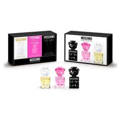 MOSCHINO - Set Perfumes Miniaturas Toy 2 5ml + Toy 2 Bubblegum 5ml + Toy Boy 5ml Moschino