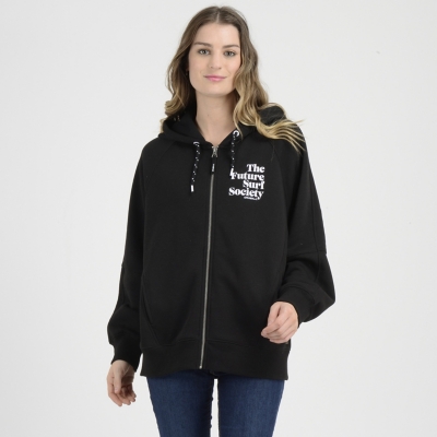 Polerón Full Zipper Storm O'Neill Mujer Negro - Armonie