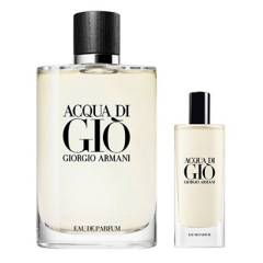 GIORGIO ARMANI - Set Perfume Hombre Acqua Di Gio EDP 200ml + 15ml Giorgio Armani