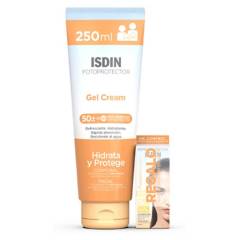 ISDIN - Set Fotoprotector Gel Cream SPF 50 250ml + Bloquedor Solar Fusion Water SPF 50 10ml ISDIN