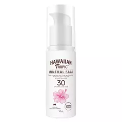 HAWAIIAN TROPIC - Mineral Protector Solar Spf30 Milk Face 50Ml Tinted Hawaiian Tropic