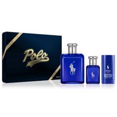 RALPH LAUREN - Set Perfume Hombre Polo Blue EDT 125 ml + 40 ml + Desodorante 75 gr Polo Ralph Lauren