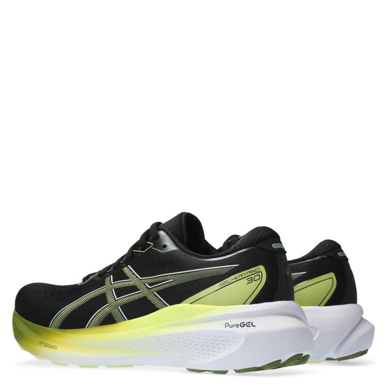 Asics Gel-Kayano 30 Negra Verde para Hombre