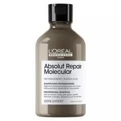 LOREAL PROFESSIONNEL - Shampoo Sin Sulfatos Reparacion Molecular Profunda Cabello Dañado Absolut Repair Molecular 300Ml Loreal Professionnel