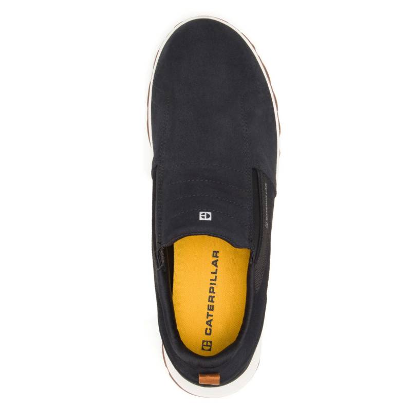 CAT Quest Mid Zapatilla Urbana Hombre Cuero Negro Cat