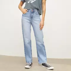AMERICANINO - Jeans Straight Tiro Medio Mujer Americanino