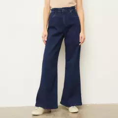 BASEMENT - Jeans Wide Leg Tiro Medio Mujer Por Fran Larrain Basement