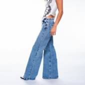 SYBILLA Jeans Wide Leg Naomi Tiro Medio Mujer Sybilla
