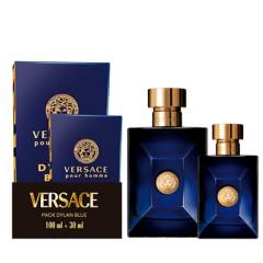 VERSACE - Set perfume Dylan Blue EDT 100 ml + 30 ml Versace Hombre
