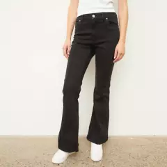BASEMENT - Jeans Flare Tiro Medio Mujer Basement