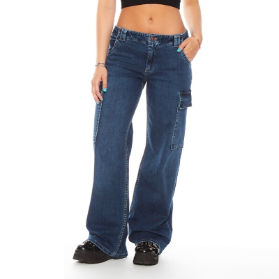 WADOS Jeans Cargo Tiro Alto Mujer Wados