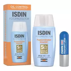 ISDIN - Pack Fotoprotector Water Magic + Fotoprotector Labial Isdin