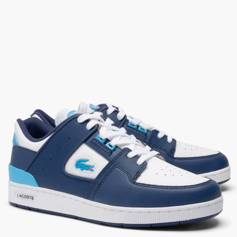 LACOSTE/Zapatilla Urbana Hombre Cuero Azul Lacoste