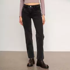 SYBILLA - Jeans Wide Leg Tiro Bajo Mujer Sybilla