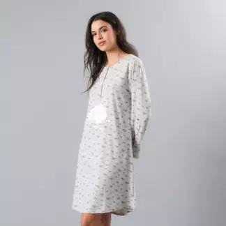 FLORES - Camisa de Dormir Maternal Mujer Flores