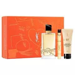 YVES SAINT LAURENT - Set Perfume Mujer LIBRE EDP 90ml + 10ml + Body Lotion 50ml Yves Saint Laurent