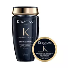 KERASTASE - Set Revitalizante Anti-Edad Chronologiste Shampoo 250ml + Máscara 75ml Kerastane