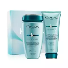 KERASTASE - Set Cabello Dañado Resistance Shampoo 250ml + Acondicionador 200ml Kérastase